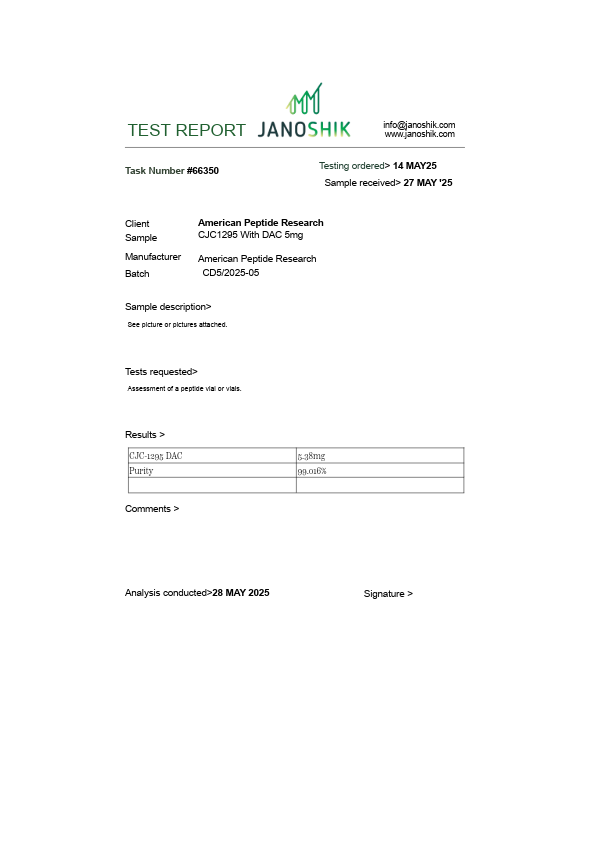 CJC-1295 DAC 5mg - Image 2