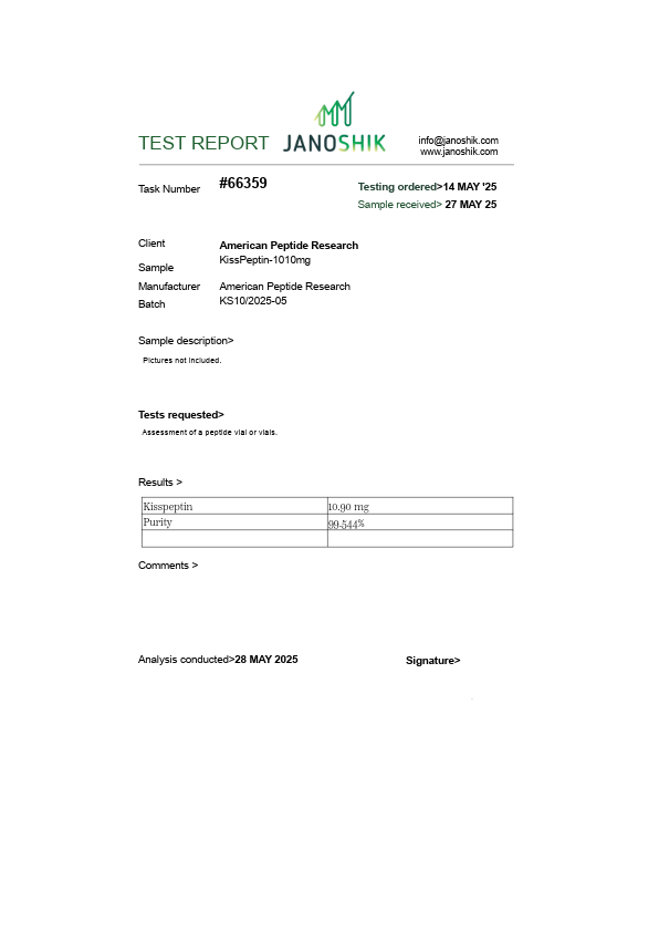 Kisspeptin 10mg - Image 2